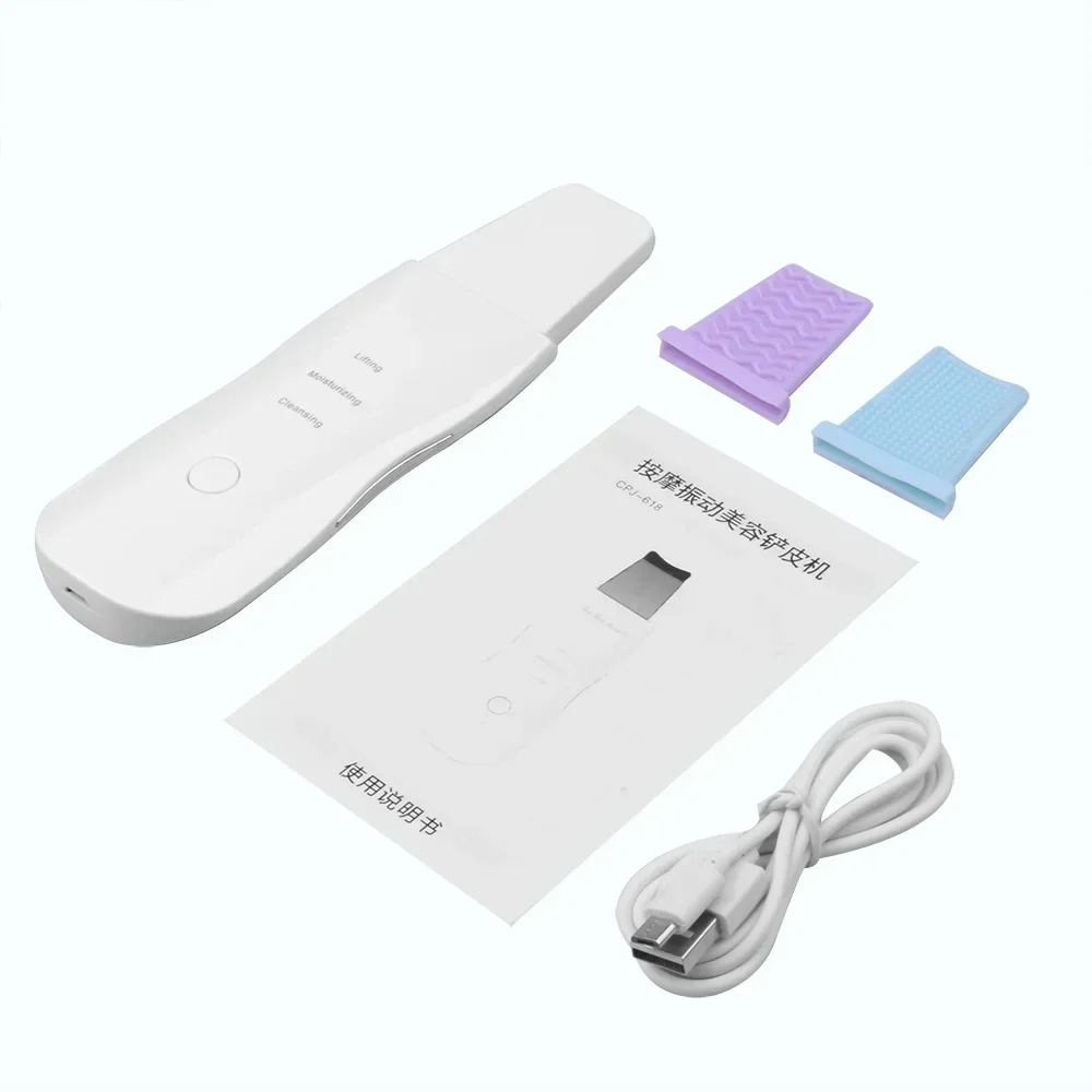 Professional No Ultrasonic Facial Skin Scrubber Ion Deep Face Cleaning Peeling Rechargeable Skin Care Device Beauty Instrument thumbnail 6