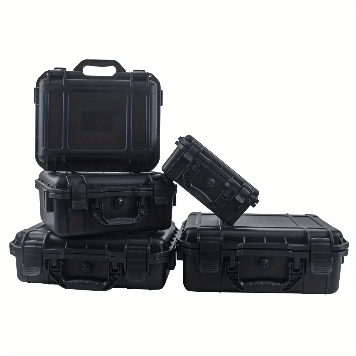 1 waterproof hard hand-held toolbox bag with pre cut sponge storage box, impact resistant unmanned driving chassis thumbnail 4