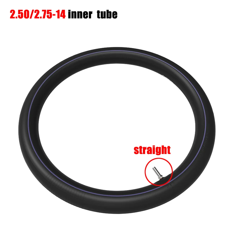 2.50/2.75-14 inch straigh/bend  nose inner tube Off road motorcycle accessories suitable for 60/100-14 front tire outer tube thumbnail 5