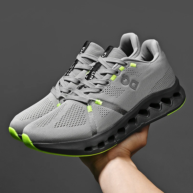 Running Shoes Men Mesh Lightweight Flat Outdoor Gym Jogging Shoes Comfortable Original Tennis Shoes Cushioning 2024 Sneakers Man thumbnail 5