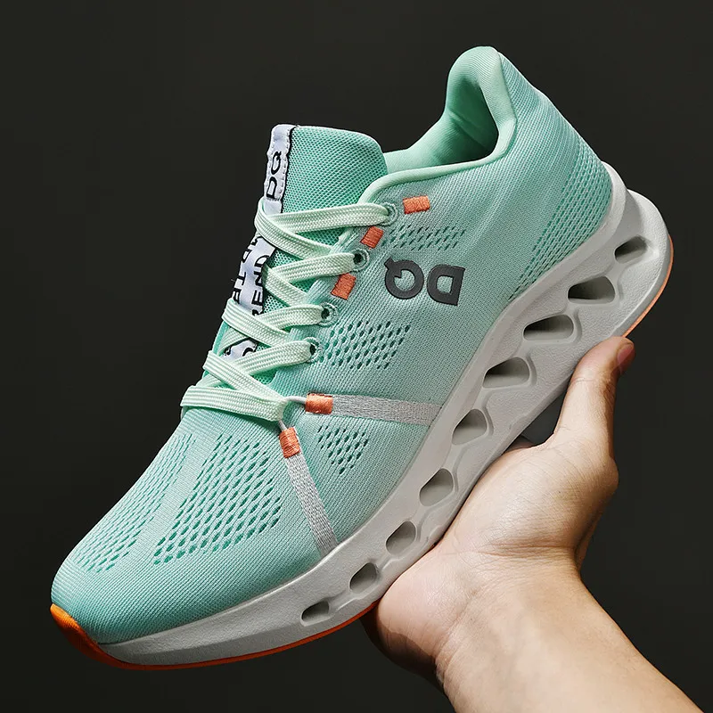 Running Shoes Men Mesh Lightweight Flat Outdoor Gym Jogging Shoes Comfortable Original Tennis Shoes Cushioning 2024 Sneakers Man thumbnail 4