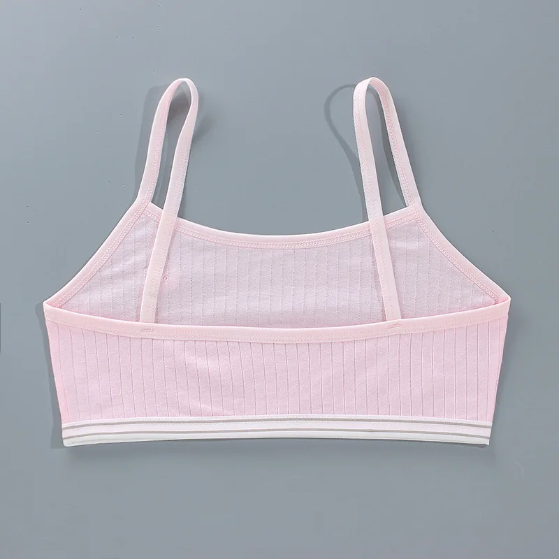Cartoon Summer Young Children's Breast Care Bras Developmental Girls Training Bra Puberty Students Kids Vest Teenage Underwears thumbnail 4