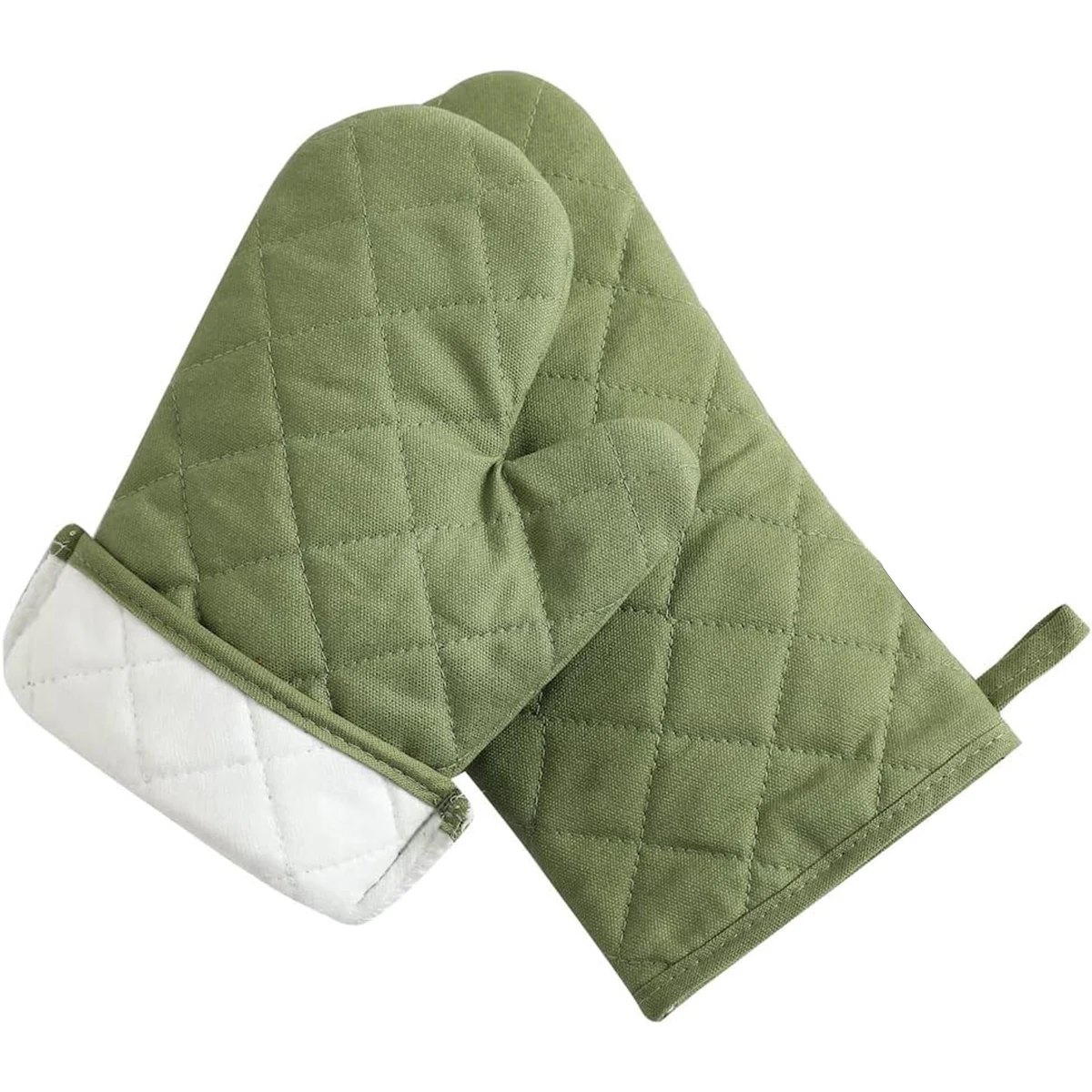Oven glove four piece set, insulated, heat-resistant, microwave oven gloves, kitchen cooking insulated gloves, baking tools thumbnail 6