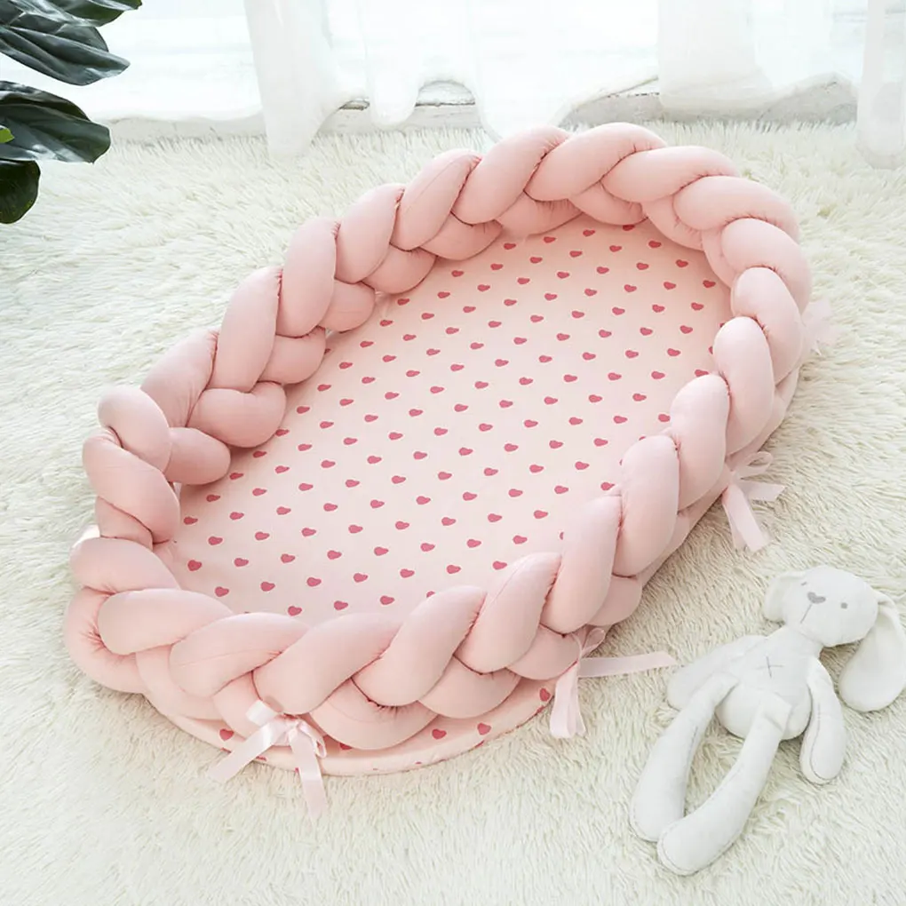 Foldable Baby Cot Reducer Newborn Infant Pod Cocoon Breathable Multifunctional Portable Baby Nest Bed Travel Beds 90 x 50 cm thumbnail 2