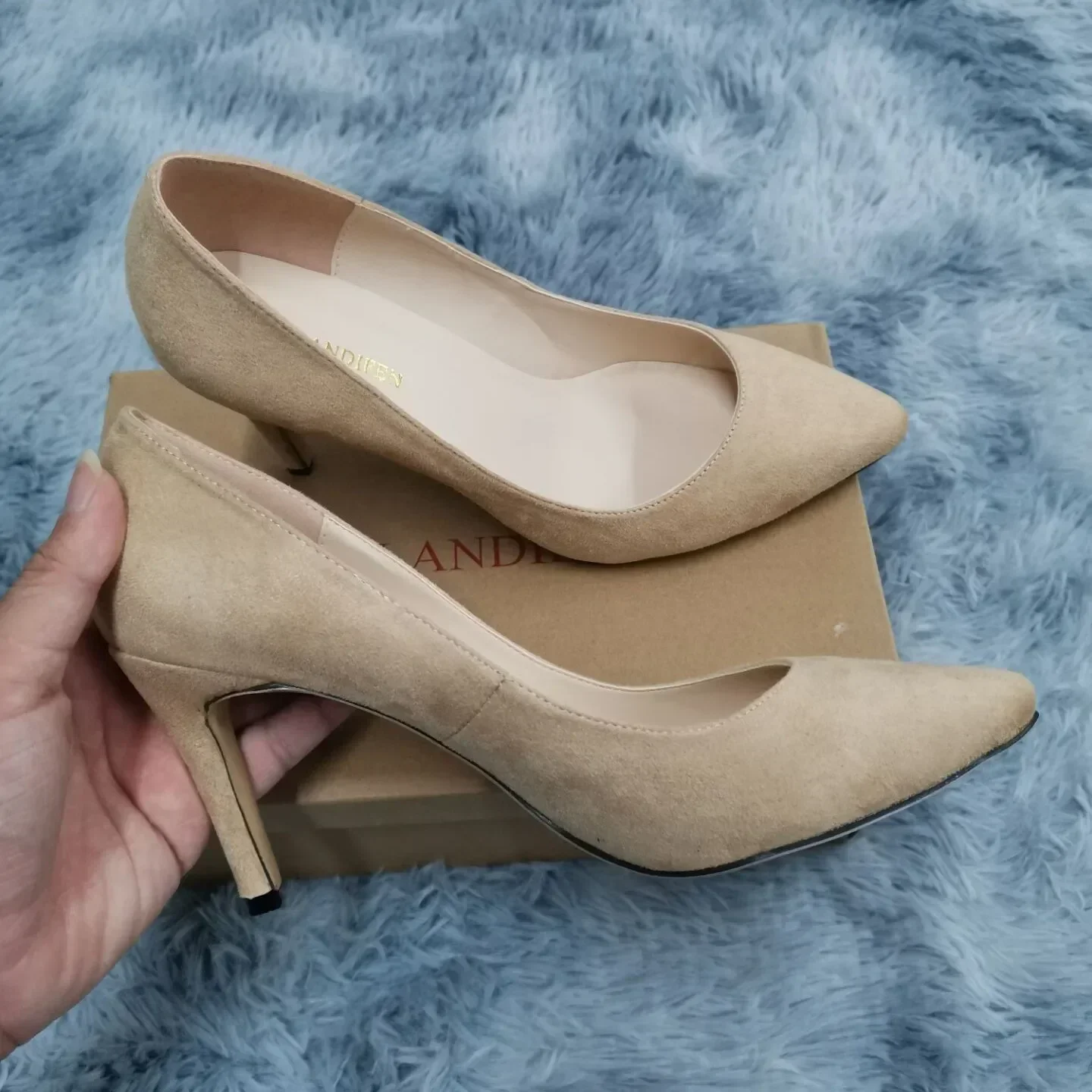 High Heels Classic Pumps Women's Stilettos Sexy Ponited Toes Fashion Office Party Red Wedding Female Comfort Women Party Shoes thumbnail 2