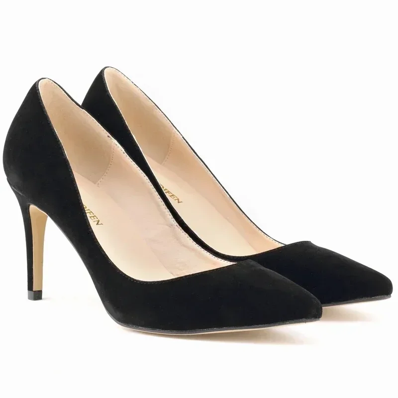 High Heels Classic Pumps Women's Stilettos Sexy Ponited Toes Fashion Office Party Red Wedding Female Comfort Women Party Shoes thumbnail 4