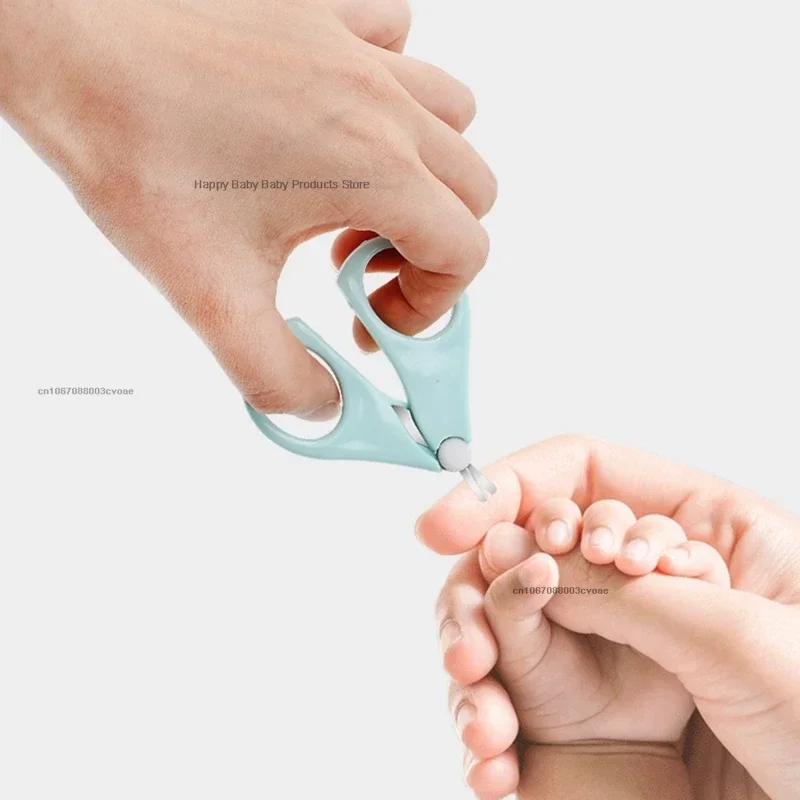 Safety Mini Nail Clippers Scissors Cutter Convenient Daily Baby Nail Shell Shear Manicure Tool Baby Nail Care for Newborn Baby thumbnail 3