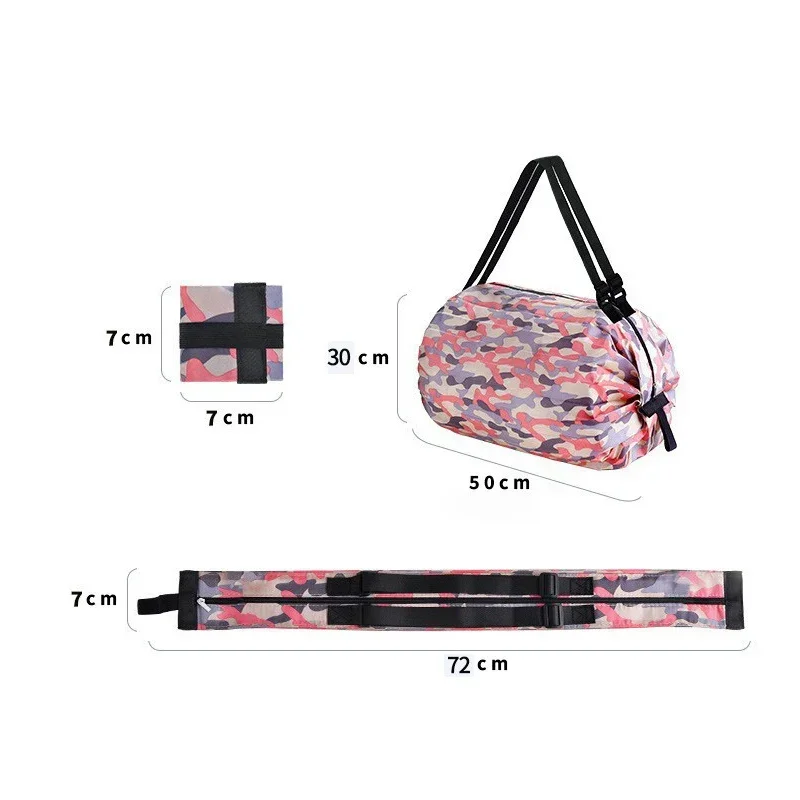 Women Shopper Bag Japanese Large Folding Tote Bag Travel Organizer Eco Shopping Bags Lady Market Bag Mujer Foldable Pouch Bolsos thumbnail 3