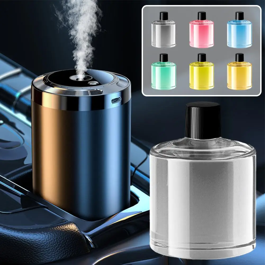 Car Air Freshener Car Aromatherapy Replacement Smell Air Freshener Automatic Auto Scent Starry Sky Ceiling Ambient Light thumbnail 5