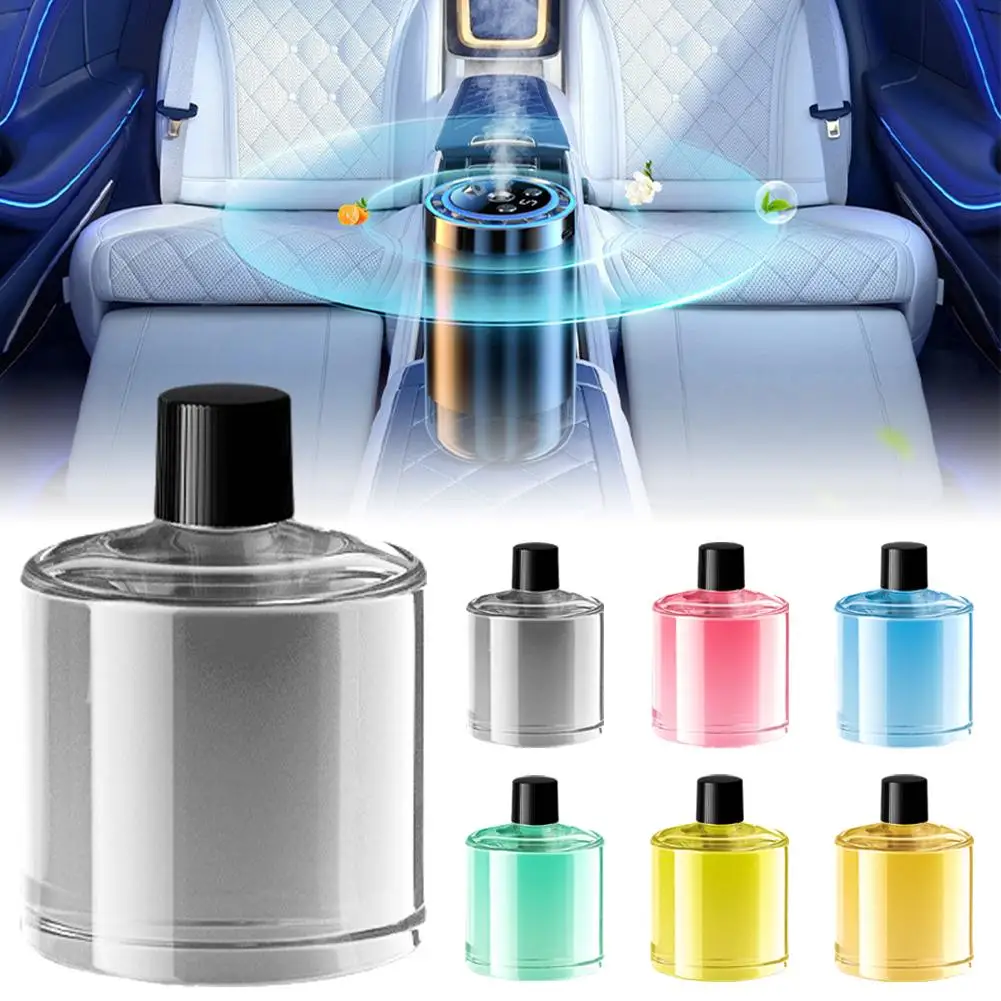 Car Air Freshener Car Aromatherapy Replacement Smell Air Freshener Automatic Auto Scent Starry Sky Ceiling Ambient Light thumbnail 3