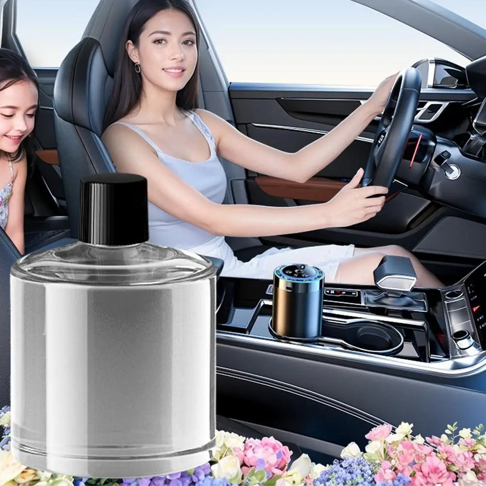 Car Air Freshener Car Aromatherapy Replacement Smell Air Freshener Automatic Auto Scent Starry Sky Ceiling Ambient Light thumbnail 4