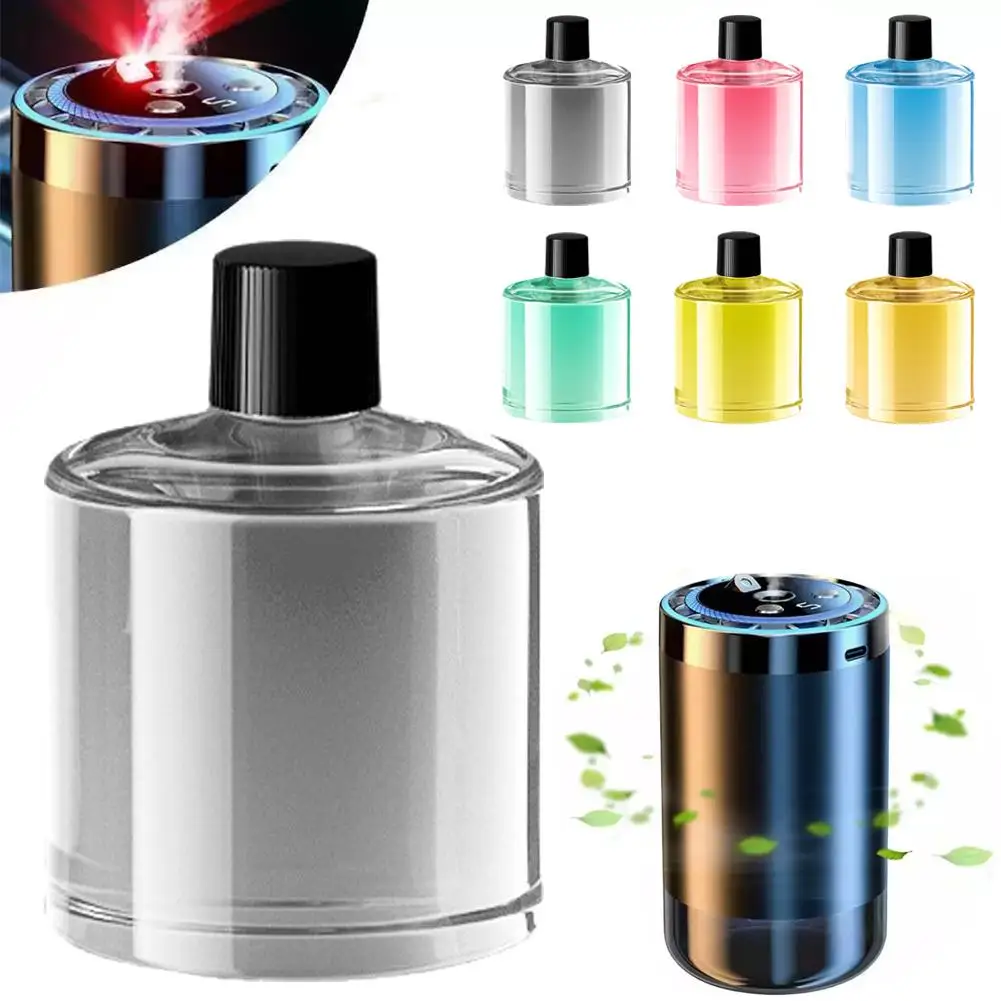 Car Air Freshener Car Aromatherapy Replacement Smell Air Freshener Automatic Auto Scent Starry Sky Ceiling Ambient Light thumbnail 2