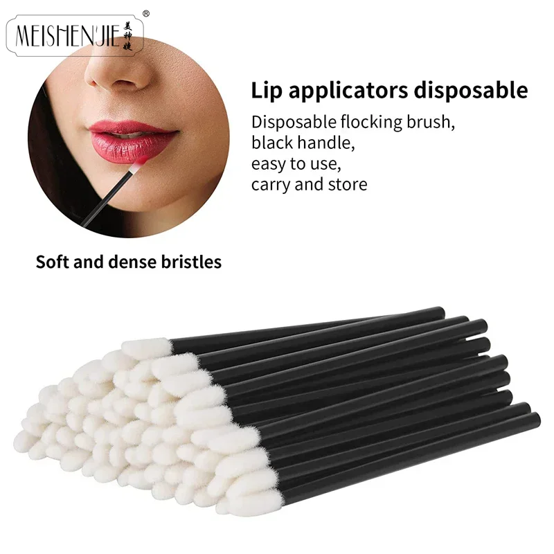 Wholesale 50/1000pcs Lip Brushes Applicators Eyelashes Brush Lipstick Brush Lip Gloss Applicator Wands Makeup Beauty Tool thumbnail 5