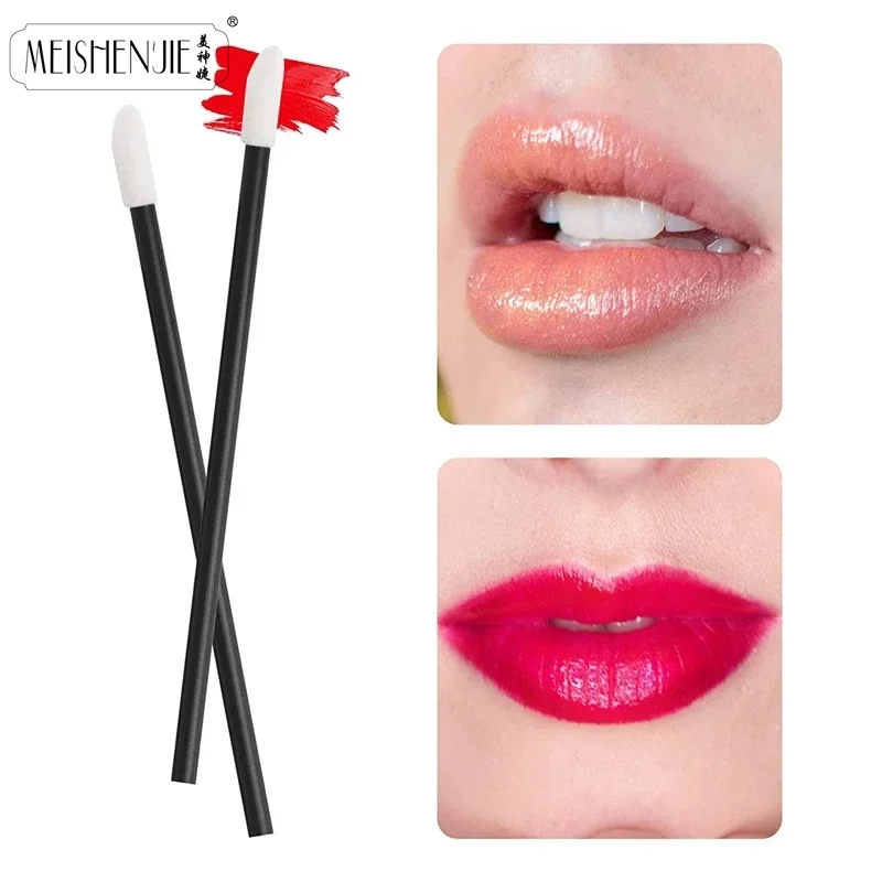 Wholesale 50/1000pcs Lip Brushes Applicators Eyelashes Brush Lipstick Brush Lip Gloss Applicator Wands Makeup Beauty Tool thumbnail 4
