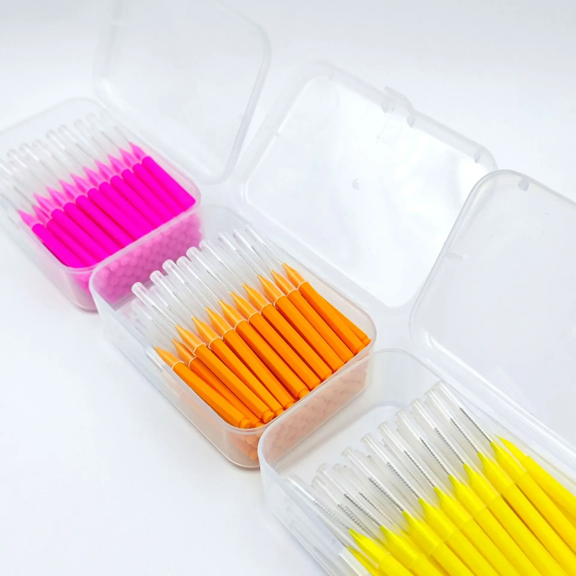 60Pcs 0.6-1.5mm Interdental Brushes Health Care Tooth Push-Pull Escova Removes Food And Plaque Better Teeth Oral Hygiene Tool thumbnail 5
