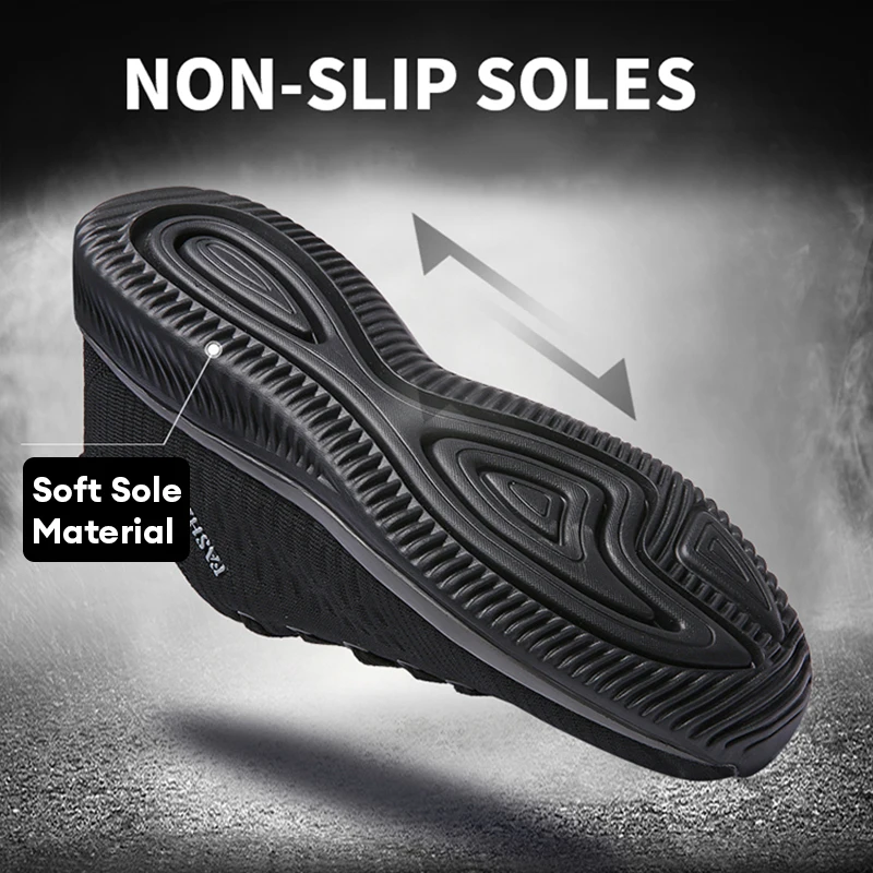 Men Running Shoes Breathable Light Comfortable Men's Casual Shoes Tenis Outdoor Slip On Walking Sneakers thumbnail 5