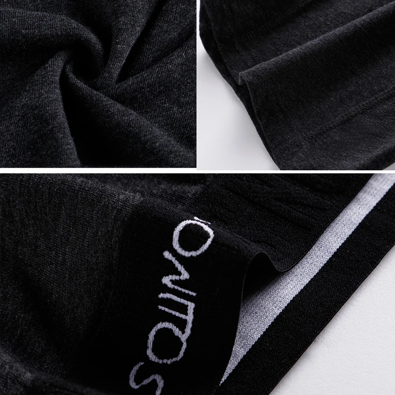 4pcs long boxers for men underwear plus size Men's panties sexy long leg underpants cotton Mens boxer shorts fashion male Trunk thumbnail 2