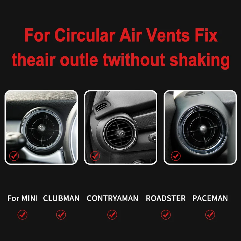 Car Air Vent Outlet Phone Holder For MINI Cooper F54 F55 F56 F57 R55 R56 R57 R60 R50 R52 R53 Car Mount Accessories ﻿ thumbnail 4