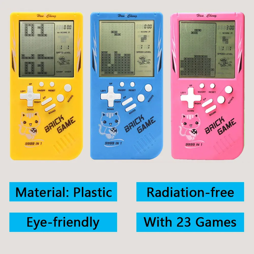 Big Screen for Tetris Game Console Retro Classic Children's Handheld Game Console Players Electronic Toys Puzzle Machine Gift thumbnail 4