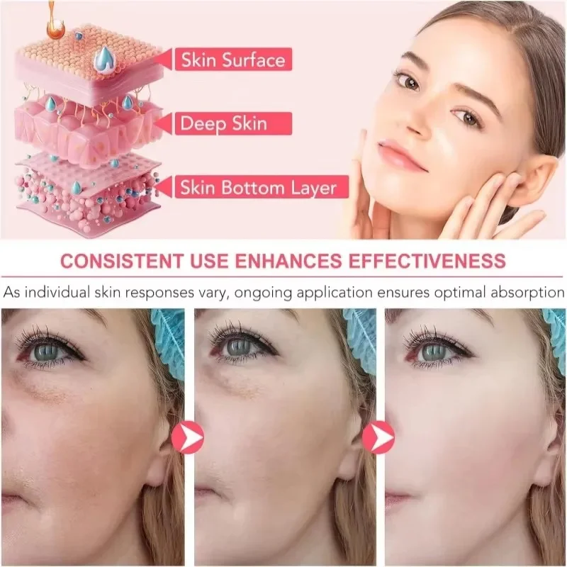 100g Jelly Face Cream Collagen Soft SPA Nourishing Moisturize Face Shrinks Pores Remove Comedones Jelly Essence Korean Skin Care thumbnail 3