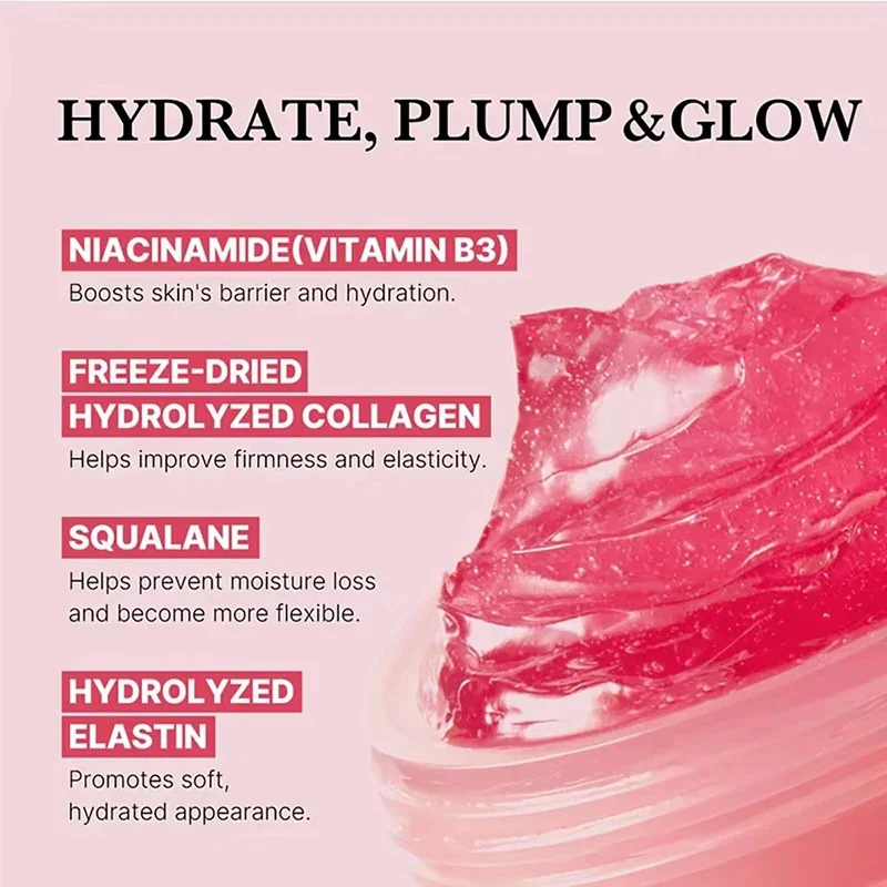 100g Jelly Face Cream Collagen Soft SPA Nourishing Moisturize Face Shrinks Pores Remove Comedones Jelly Essence Korean Skin Care thumbnail 4