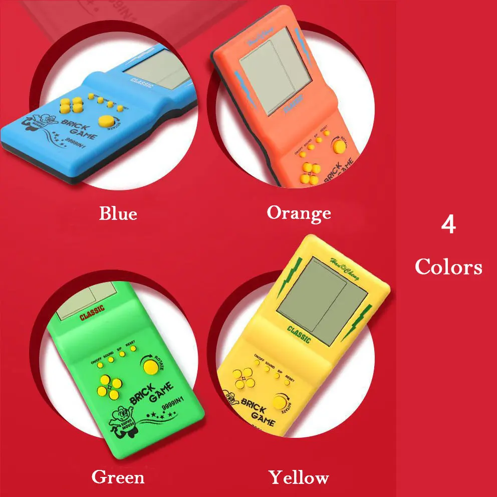 Classic Retro Handheld Game Players for Tetris Console Large Screen Children's Nostalgic Pocket Game Machine Kids Puzzle Toys thumbnail 2