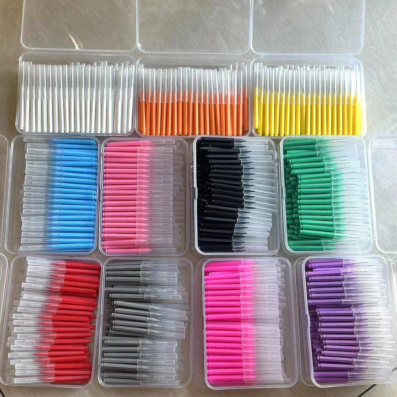 New 100Pcs/Box I-type Push Pull Interdental Brush 0.6-1.5Mm Cleaning Between Teeth Oral Care Orthodontic I Shape Tooth Floss thumbnail 4