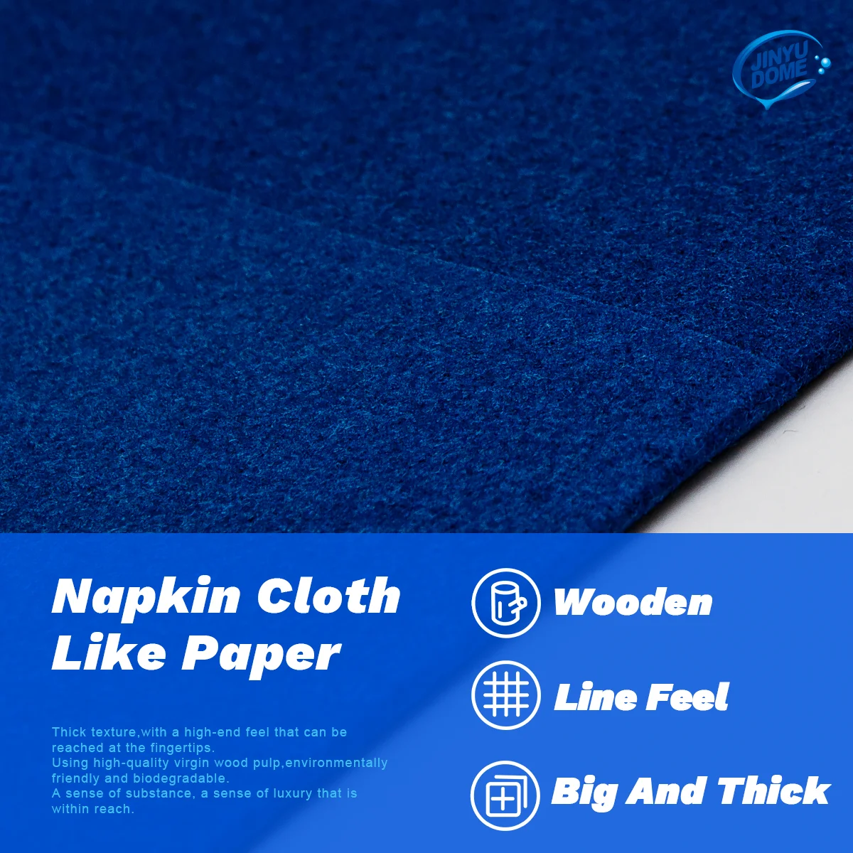Disposable Built-in Flatware Pocket Napkins,15.75x15.75in 25/50ct,Colored Prefolded for Silverware,Elegant ,Wedding,Party, Event thumbnail 5