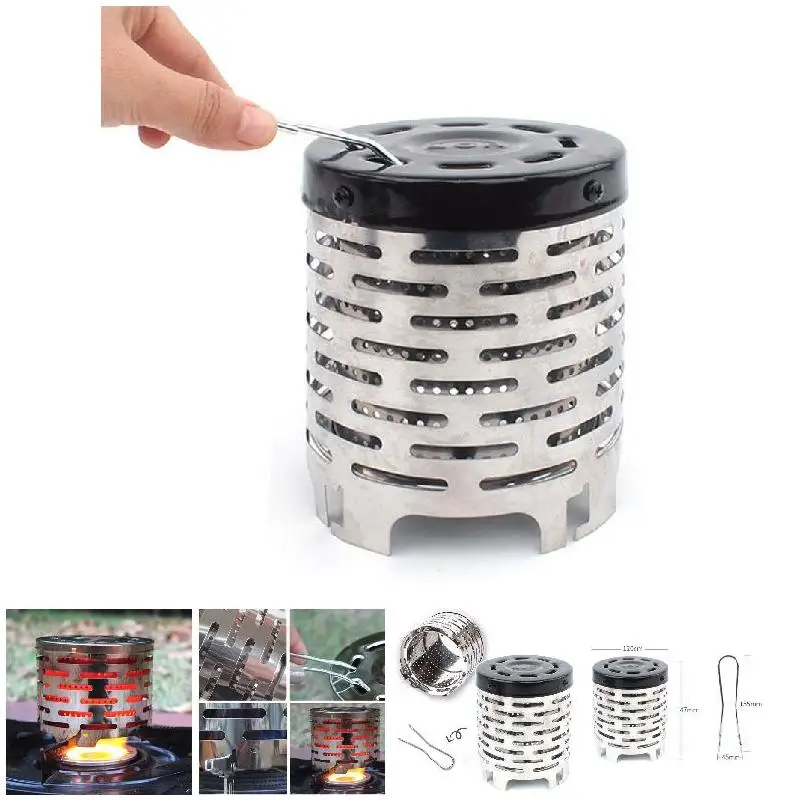 Outdoor Camping Mini Heating Cover Autumn Winter Infrared Tent Heater Cassette Stove Special Stove Heater Heater Cap Warmer thumbnail 5