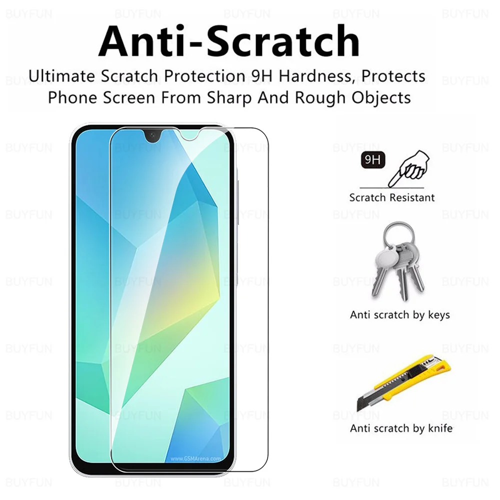 1-5Pcs For Samsung Galaxy A16 A17 5G Tempered Glass Case Friendly Anti-Scratch HD 9H Transparent Screen Protector SamsungA16 4G thumbnail 5