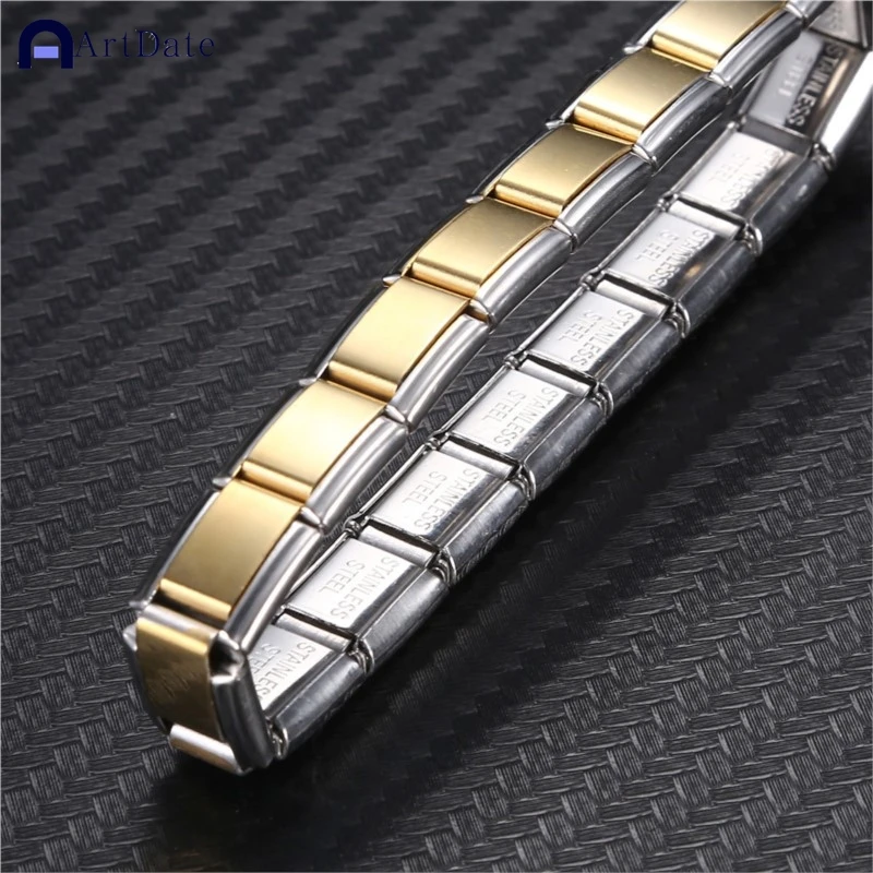9 mm Wide Stainless Steel Bracelets Simple Trendy Style Daily Wear Silver-Color Charm Bracelet For Women On Party Unisex Style thumbnail 4