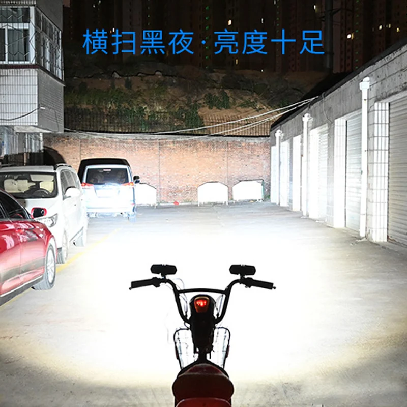 12v 24v 48v 60v 72v 84v EScooter Led headlight EBIKE Electric Bike Bicycle Front led Headlamp Motorcycle Additional Spotlights thumbnail 3