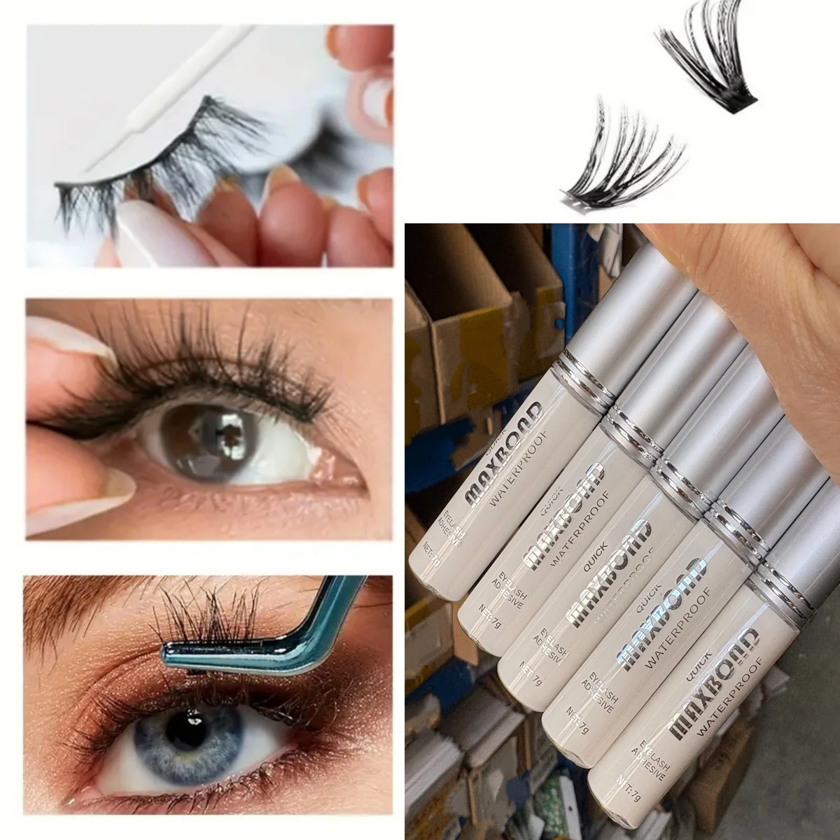 7g Quick Dry Invisible False Eyelash Glue Styling Transparent Natural Fake Eyelashes Extension Glue Adhesive Waterproof Makeup * thumbnail 2