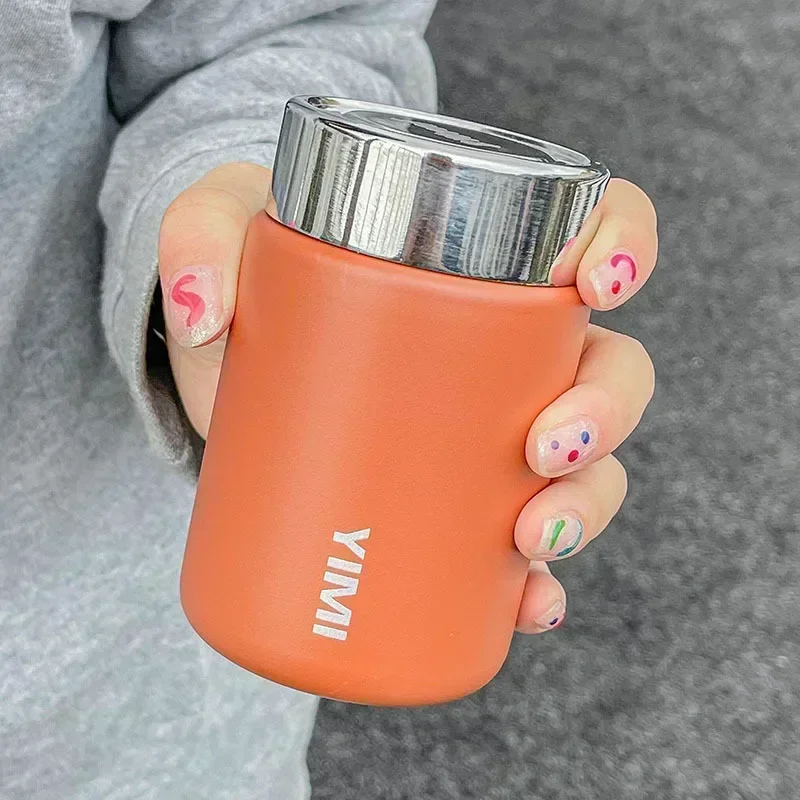 230ml Mini Stainless Steel 316 Thermos Mug Fashion Portable Pocket Vacuum Flask Coffee Tea Thermal Water Bottle Tumbler thumbnail 2