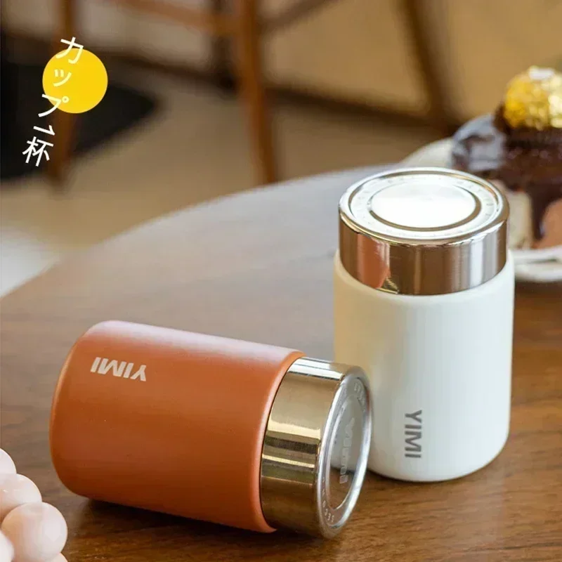 230ml Mini Stainless Steel 316 Thermos Mug Fashion Portable Pocket Vacuum Flask Coffee Tea Thermal Water Bottle Tumbler thumbnail 4