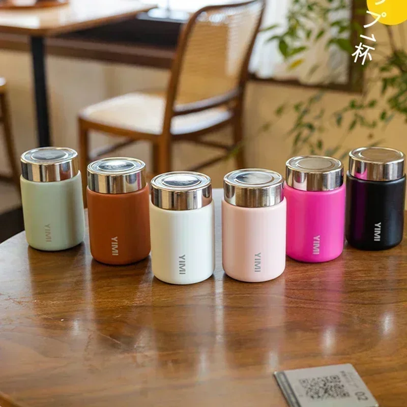 230ml Mini Stainless Steel 316 Thermos Mug Fashion Portable Pocket Vacuum Flask Coffee Tea Thermal Water Bottle Tumbler thumbnail 5