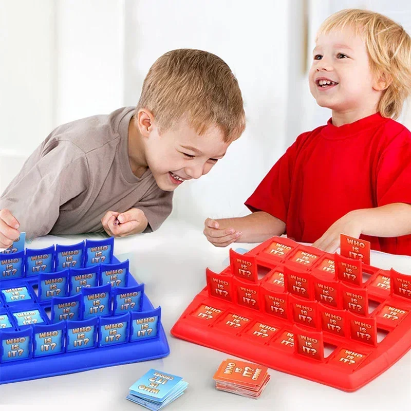 Guess who I am board game parent-child interaction toy logical reasoning children's puzzle guess me you my character chessboard thumbnail 3