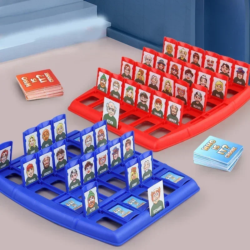 Guess who I am board game parent-child interaction toy logical reasoning children's puzzle guess me you my character chessboard thumbnail 6
