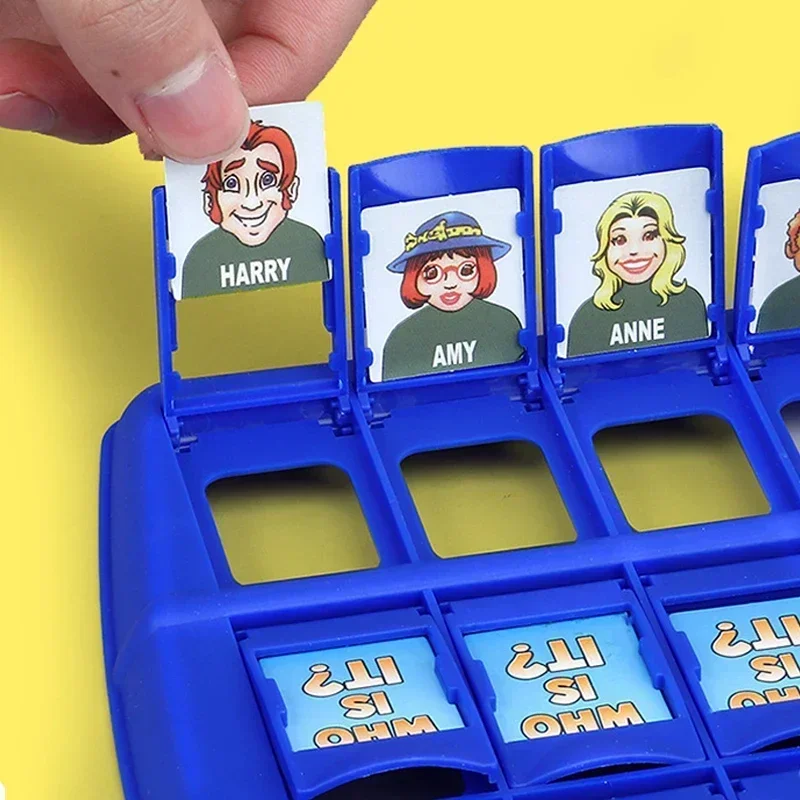 Guess who I am board game parent-child interaction toy logical reasoning children's puzzle guess me you my character chessboard thumbnail 2
