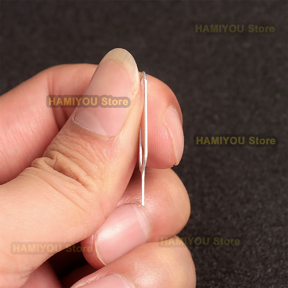 Sim Card Tray Removal Eject Pin Key Tool Stainless Steel Needle For IPhone Samsung XIAOMI to Open Remover Needle Tool Extractor thumbnail 3