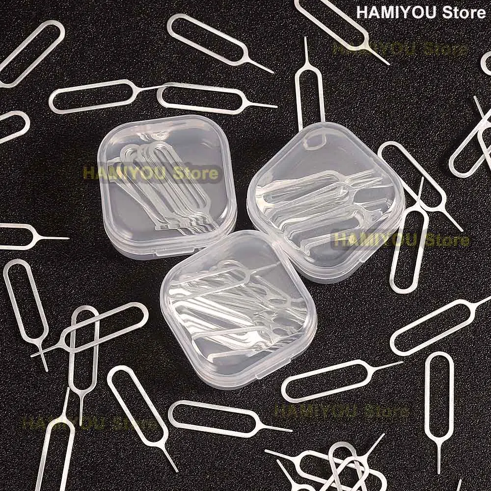 Sim Card Tray Removal Eject Pin Key Tool Stainless Steel Needle For IPhone Samsung XIAOMI to Open Remover Needle Tool Extractor thumbnail 5