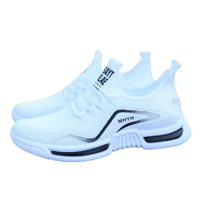 Men Shoes Slip on Fashion Sneakers Male Sport Running Shoes Breathable Gym Training Walking Tennis Shoes Non Slip Workout Flats thumbnail 5