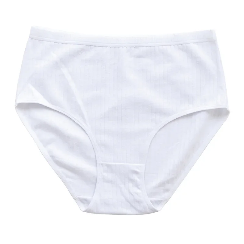 6pcs Cotton Women Panties Lady Plus Size Underwear High Waist Briefs Breathable Solid Color Female Lingerie Shorts thumbnail 6