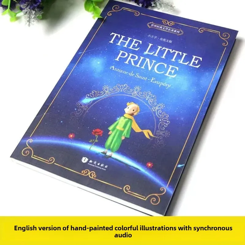 The Little Prince Color Illustration English Original Novel Reading Classic World Famous Books English Literature Original Book thumbnail 3
