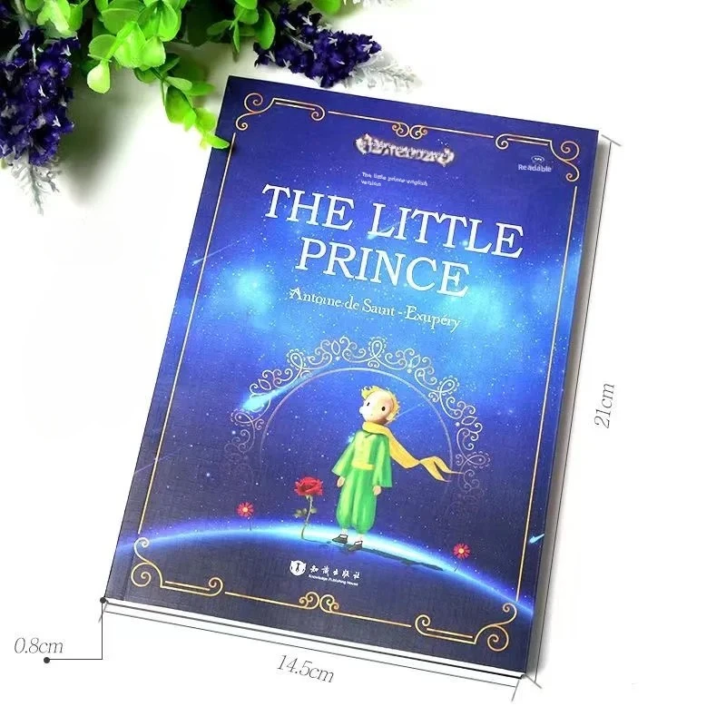 The Little Prince Color Illustration English Original Novel Reading Classic World Famous Books English Literature Original Book thumbnail 2