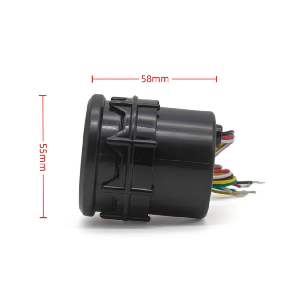 2″ 52mm Tachometer RPM Boost Gauge PSI/BAR Vacuum Water Temp Oil Temp Oil Pressure Voltmeter Smoke Lens Car Gauges Fit 12V Cars thumbnail 4