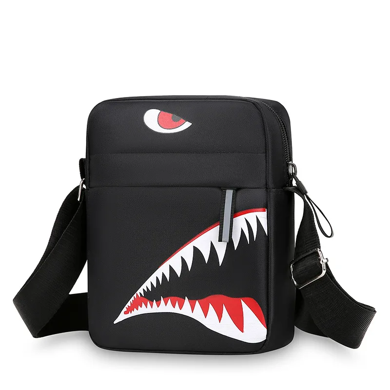 Casual Men Shoulder Messenger Bag Nylon Cell Phone Bag Unisex Crossbody Pack Travel Waist Pack Male Chest Pouch thumbnail 3