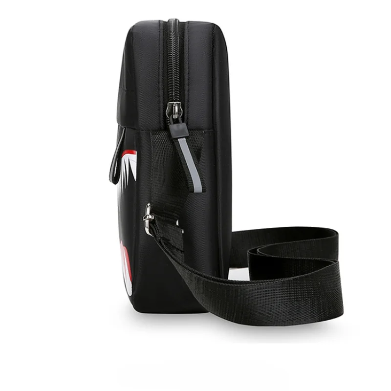 Casual Men Shoulder Messenger Bag Nylon Cell Phone Bag Unisex Crossbody Pack Travel Waist Pack Male Chest Pouch thumbnail 4