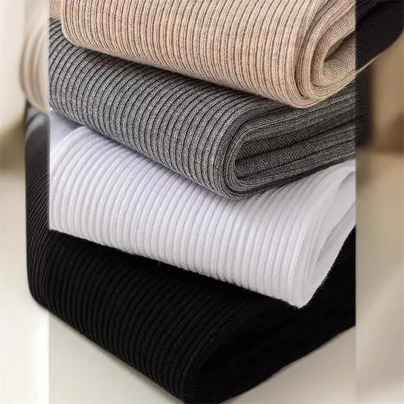 3-15 Years Kids Spring Autumn Children's Solid Color Stripe Pantyhose Girls Leggings Dance Tights thumbnail 5