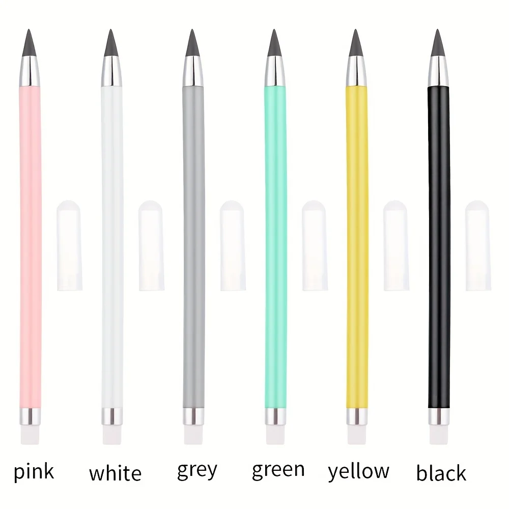 1pc New Eternal Pencil Macaron Hard to Break, Endless to Write, No Need to Sharpen Pencil Sketching Pencil thumbnail 4